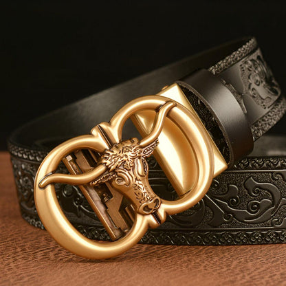 Belt Animal TO Motif Tete Of Taureau Model Peytony by Zictor