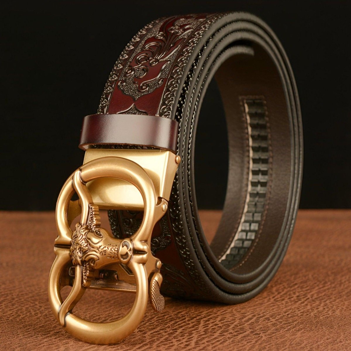 Belt Animal TO Motif Tete Of Taureau Model Peytony by Zictor