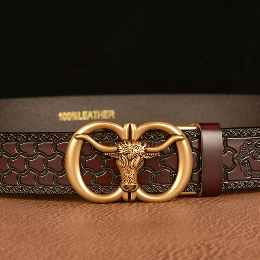 Belt Animal TO Motif Tete Of Taureau Model Peytony by Zictor