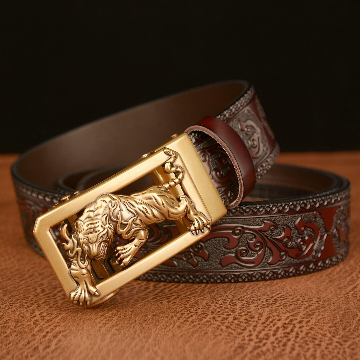 Belt Animal TO Motif Tigre Model Kasei by Zictor