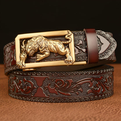 Belt Esprit Animal to motif tigre, model Kasei - Zictor
