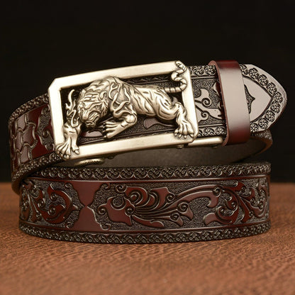 Belt Esprit Animal to motif tigre, model Kasei - Zictor