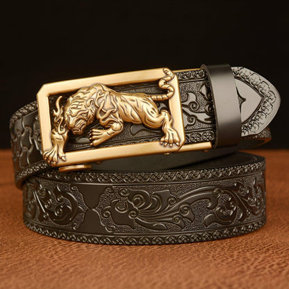 Belt Esprit Animal to motif tigre, model Kasei - Zictor