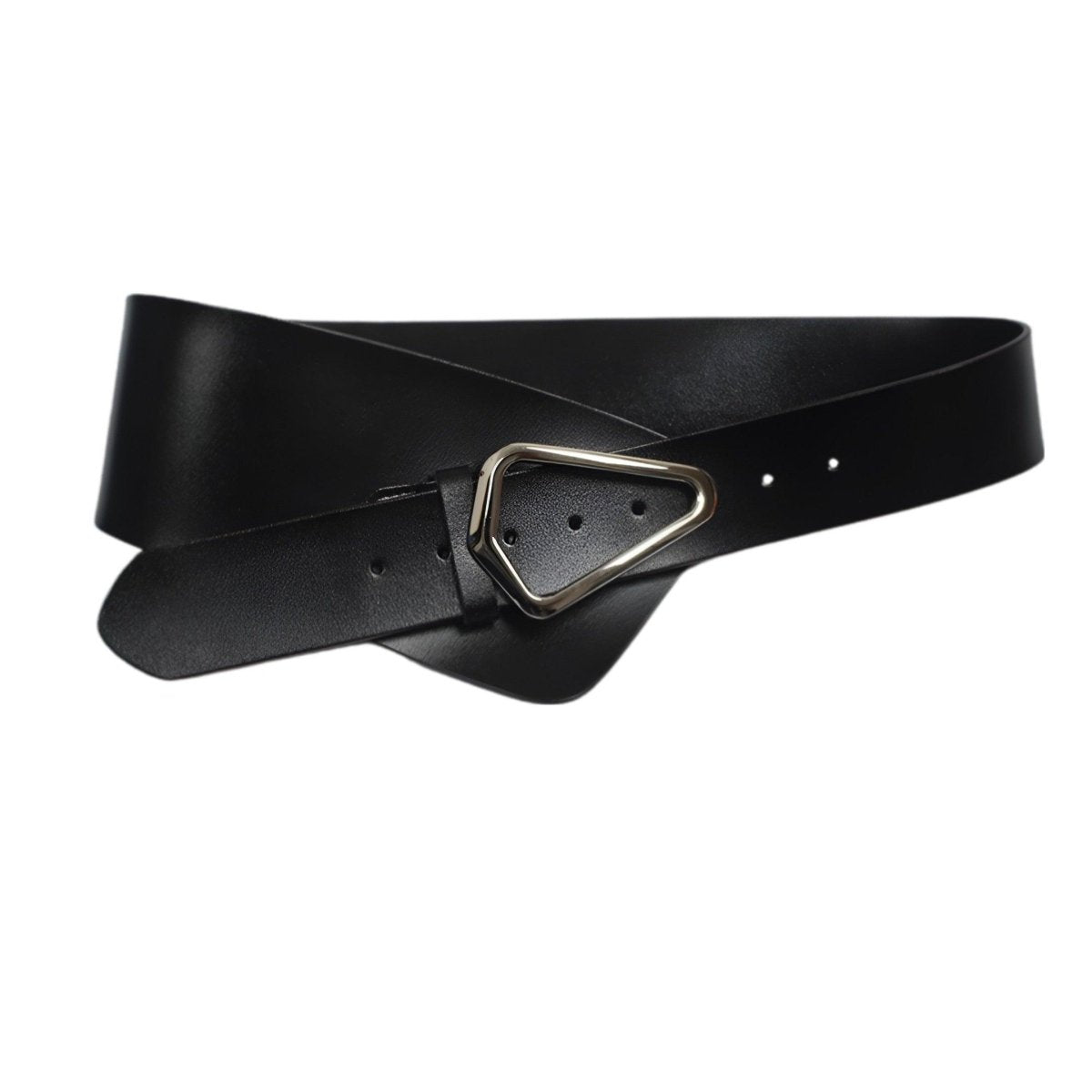 Belt Wide Xxl Asymetrique TO Buckle Triangulaire Model Kacie by Zictor