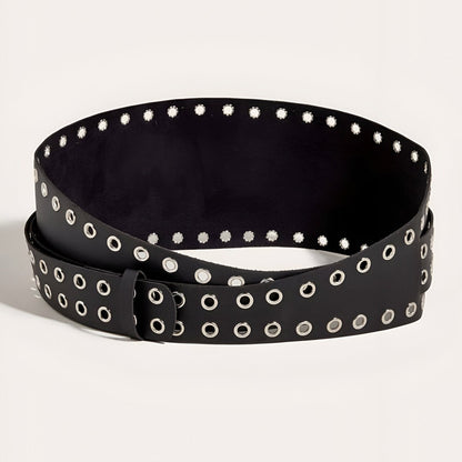 Belt Wide Xxl TO Buckle Double Prong Model Sachae by Zictor