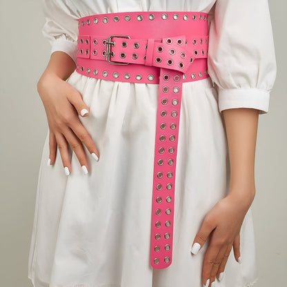 Belt Wide Xxl TO Buckle Double Prong Model Sachae by Zictor