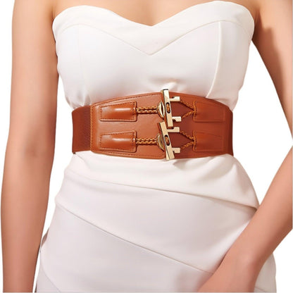 Belt Wide Xxl TO Double Buckles And Cordelettes Model Averyy by Zictor