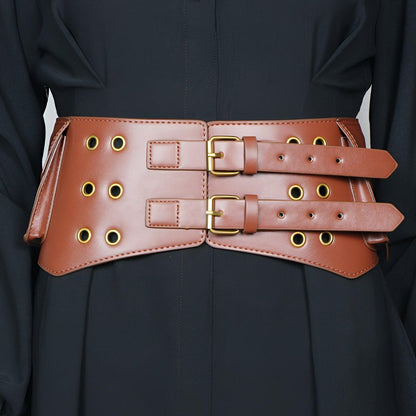 Belt Wide Xxl TO Double Buckles With Poche Model Kerri by Zictor