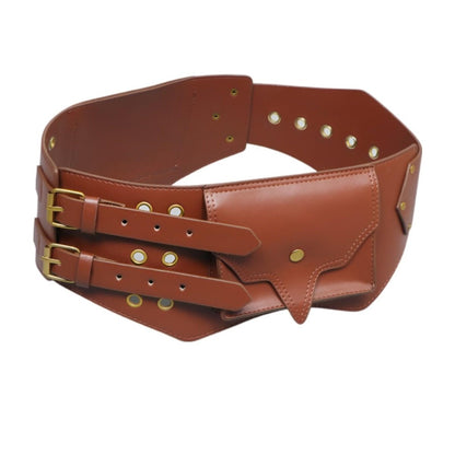 Belt Extra Wide XXL to double buckles, with poche, model Kerri - Zictor