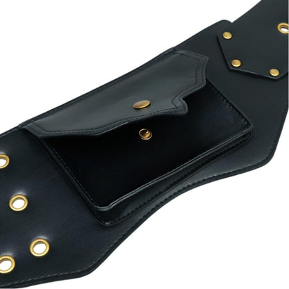 Belt Wide Xxl TO Double Buckles With Poche Model Kerri by Zictor