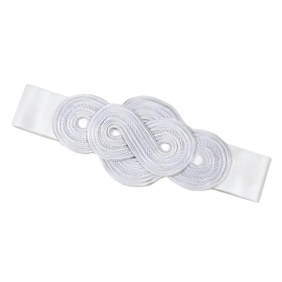 Belt Extra Wide XXL to forme géométrique, model Eugénie - Zictor