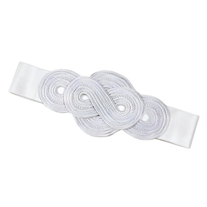 Belt Extra Wide XXL to forme géométrique, model Eugénie - Zictor