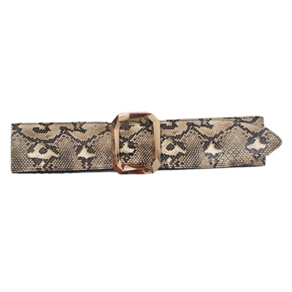 Belt Extra Wide XXL to imprimé léopard, model Connie