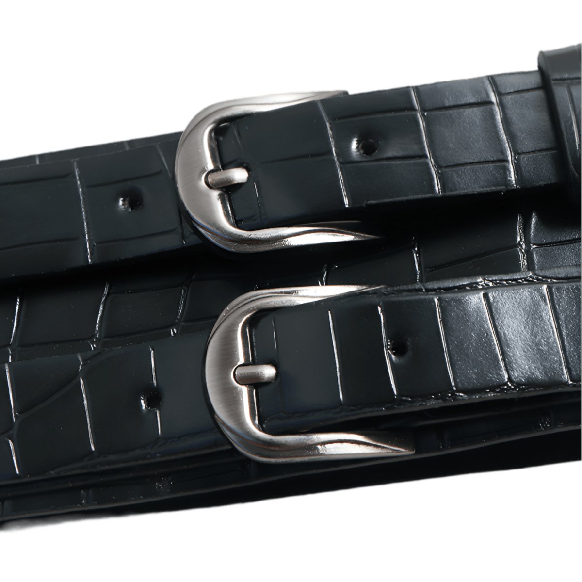Belt Wide Xxl TO Quadruple Buckles Style Crocodile Model Rebel by Zictor