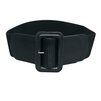 Belt Extra Wide XXL to size elastic with wide buckle, model Raeganee - Zictor
