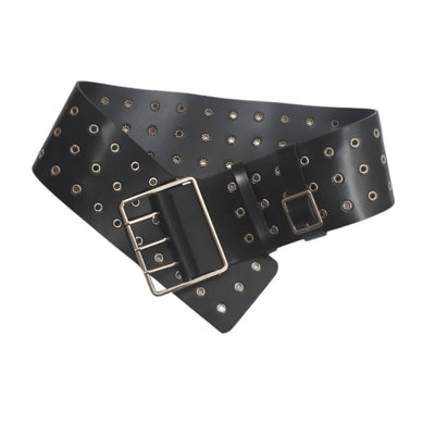 Wide Belt XXL With Prongs And Rivets - Model Sidney