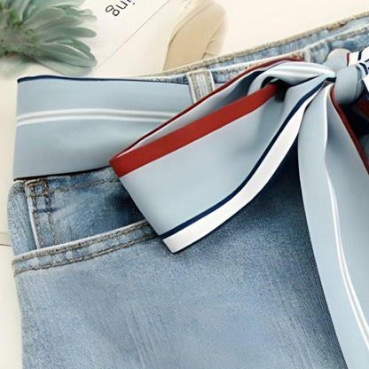 Belt Blue TO Lignes Slim Model Rileey by Zictor