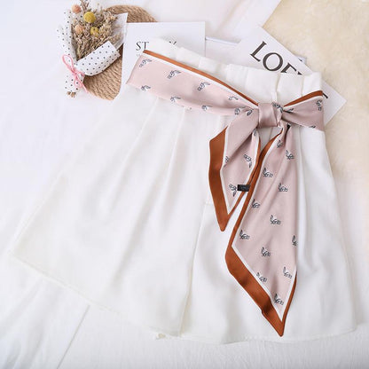 Belt foulard in soie to tête of cheval, model Shen - Zictor