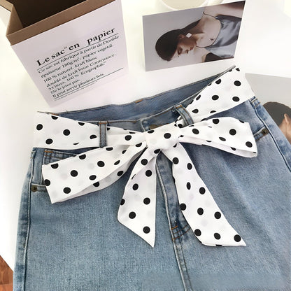 Belt foulard, to pois, model Emerey - Zictor
