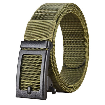 Belt in canvas elastic for men, to buckle auBerkeRayyanyatique, model EMarvel - Zictor