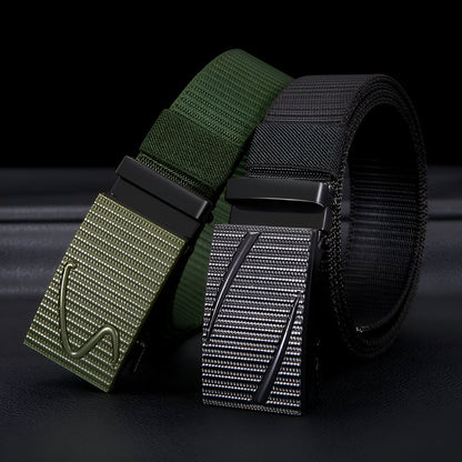 Belt Canvas Elastic For Men TO Buckle Automatic Model Lynseey by Zictor