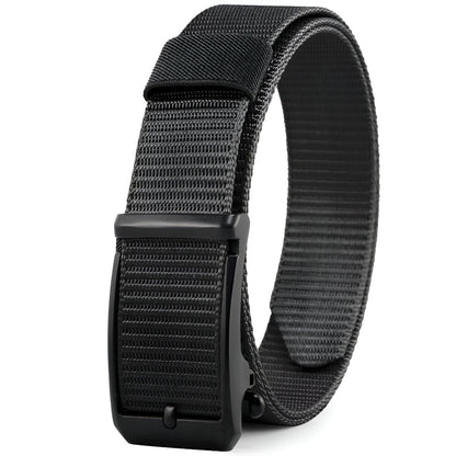 Belt in canvas elastic for men, to buckle auBerkeRayyanyatique, model Rivar - Zictor
