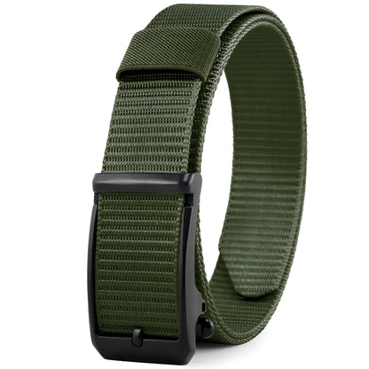 Belt in canvas elastic for men, to buckle auBerkeRayyanyatique, model Rivar - Zictor