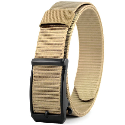 Belt in canvas elastic for men, to buckle auBerkeRayyanyatique, model Rivar - Zictor