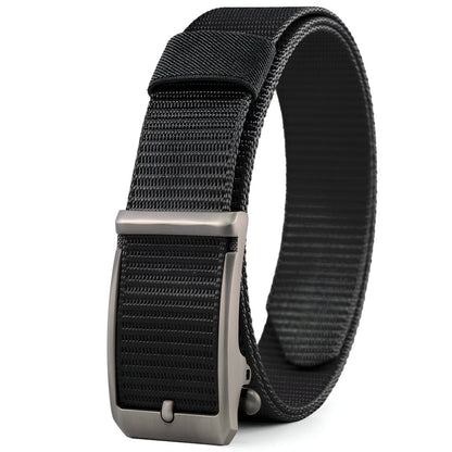 Belt in canvas elastic for men, to buckle auBerkeRayyanyatique, model Rivar - Zictor