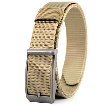 Canvas Elastic Belt For Men With Auto Buckle - Model Rivar