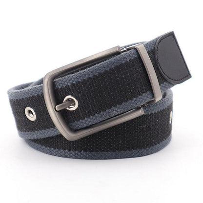 Belt in canvas for men, model Rivka - Zictor