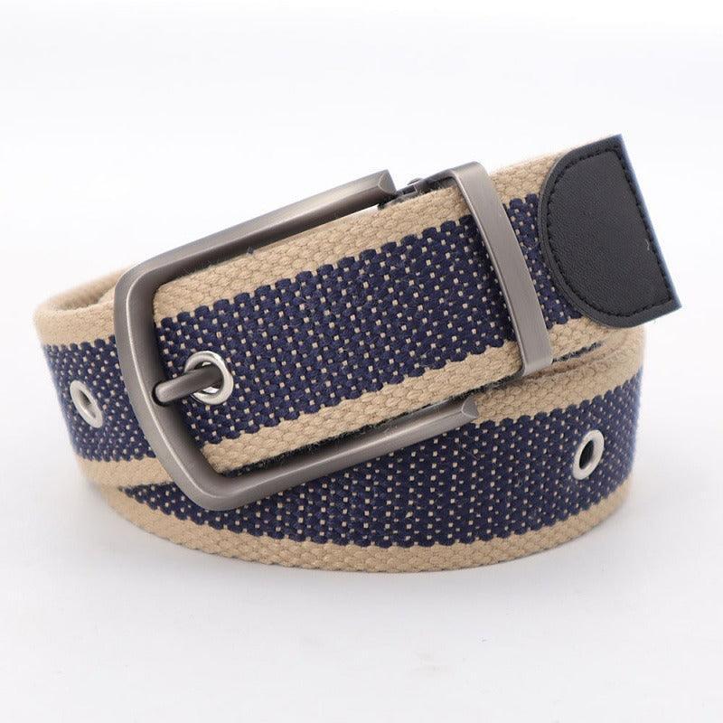 Belt in canvas for men, model Rivka - Zictor