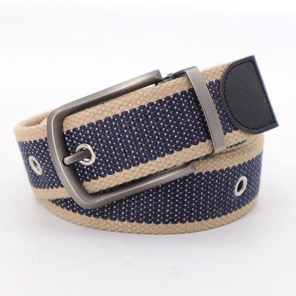 Belt in canvas for men, model Rivka - Zictor
