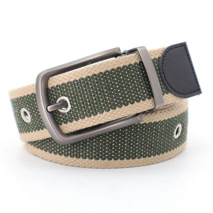 Belt in canvas for men, model Rivka - Zictor