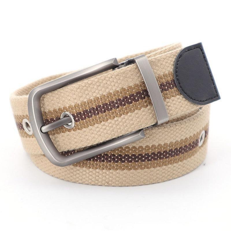 Belt in canvas for men, model Rivka - Zictor