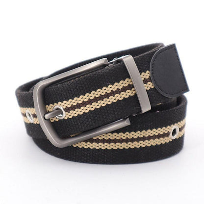 Belt in canvas for men, model Rivka - Zictor
