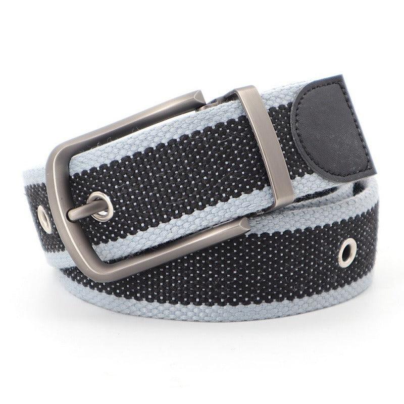 Belt in canvas for men, model Rivka - Zictor