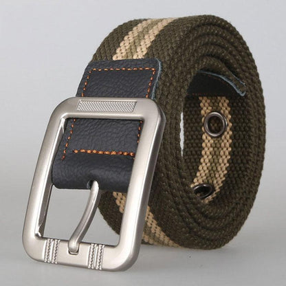 Belt in canvas for men, model Sifaeuie - Zictor