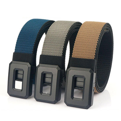 Belt Canvas Nylon Elastic With Buckle Automatic Model Khanh by Zictor
