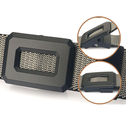 Belt Canvas Nylon Elastic With Buckle Automatic Model Khanh by Zictor
