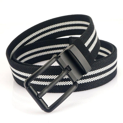 Belt in Canvas Nylon to Simranures with buckle black, model Journee - Zictor