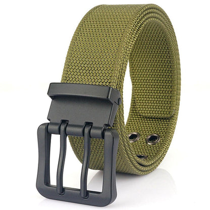 Belt in Canvas Nylon to double prong, model Peytyn - Zictor