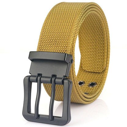 Belt in Canvas Nylon to double prong, model Peytyn - Zictor