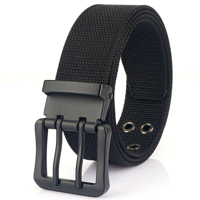Canvas Belt For Men - Nylon Double Prong - Model Peytyn