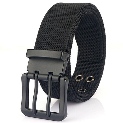 Belt in Canvas Nylon to double prong, model Peytyn - Zictor
