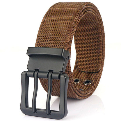 Belt in Canvas Nylon to double prong, model Peytyn - Zictor