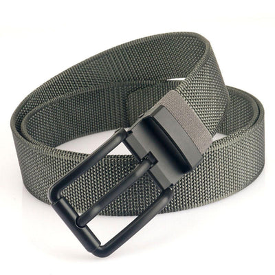 Canvas Belt With Black Buckle Nylon Strap - Model Daryl