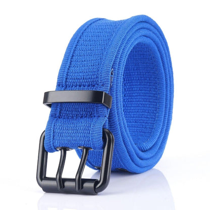 Belt in Canvas to buckle black double prong, model Kendrix - Zictor