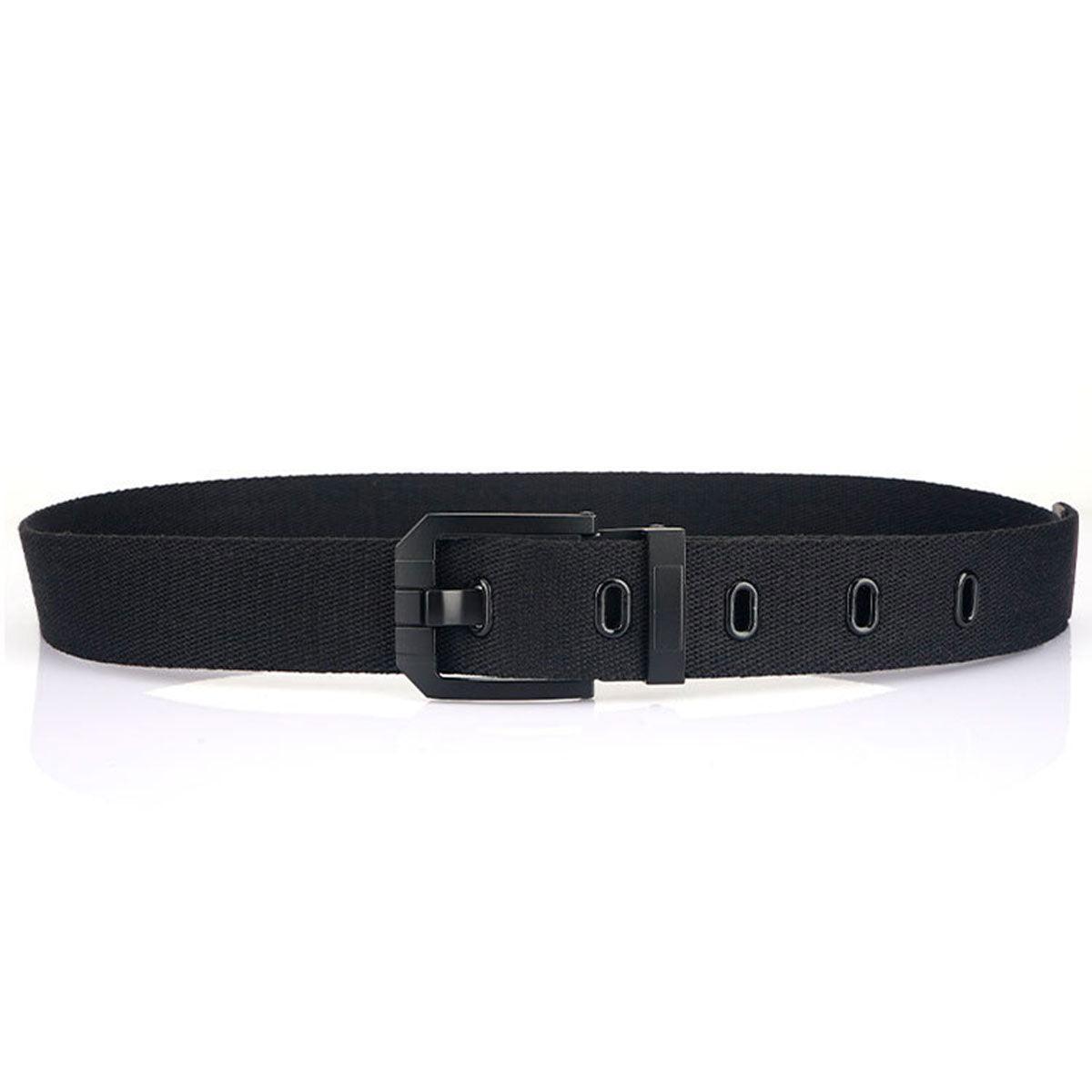 Belt Canvas With Buckle Black Model Mylan by Zictor