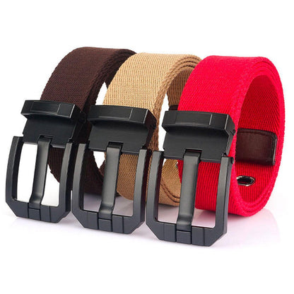 Belt Canvas With Buckle Black Model Mylan by Zictor
